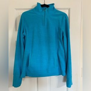 Blue Quarter Zip Sweatshirt